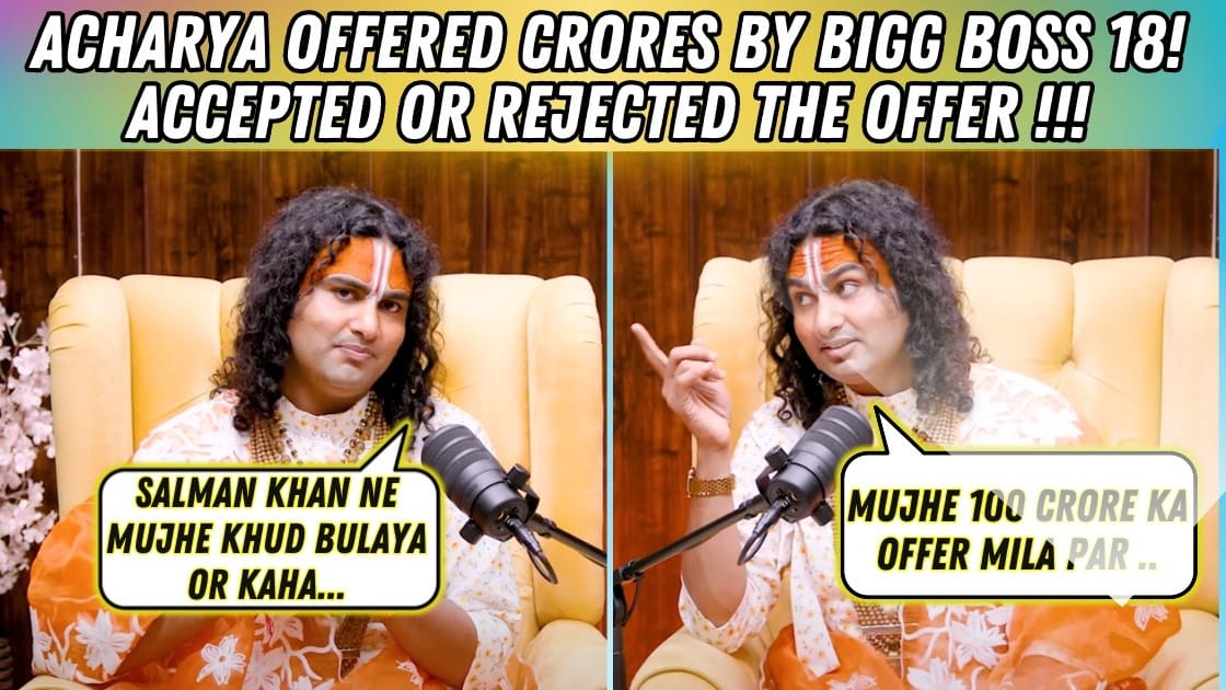 Aniruddh Acharya Ko Mila Crore Ka Offer Bigg Boss 18 Se! Guruji Ne Kya Liya Shockingly Bold Decision?