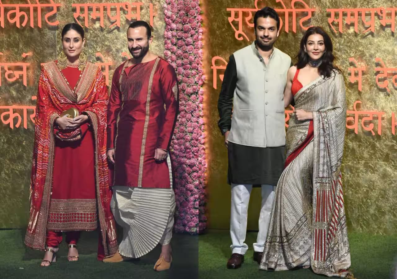 Mukesh Ambani ke Ghar Ganpati Darshan ke Liye Pahunche Sitare, Saif-Kareena ka Look Churaya Sabka Dil