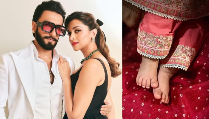 Deepika Padukone cradles baby Dua as she, Ranveer Singh make first public appearance with daughter