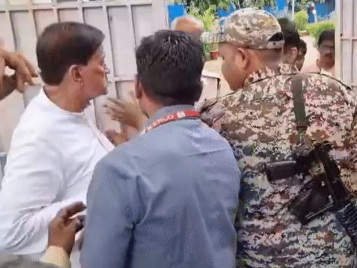 भाजपा विधायक  और  कलेक्टर  में तीखी झड़प