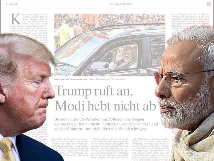 ट्रम्प-मोदी  के बीच टैरिफ पर बढ़ा तनाव