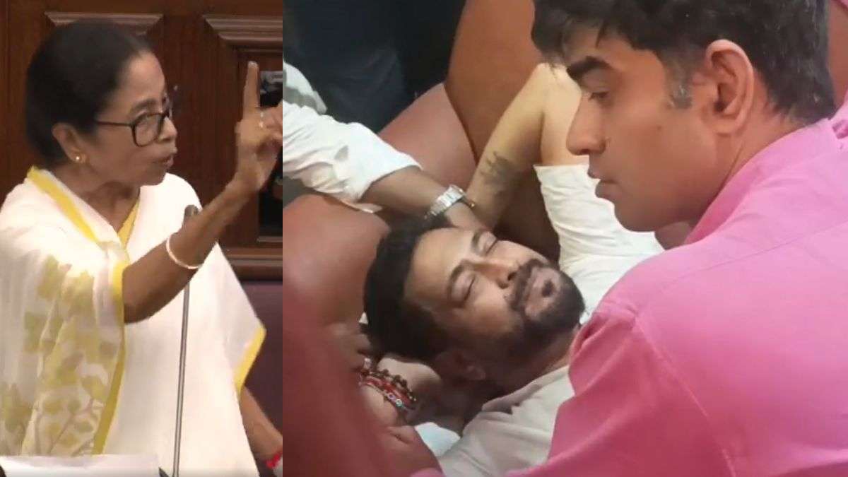 पश्चिम बंगाल विधानसभा  में भारी हंगामा