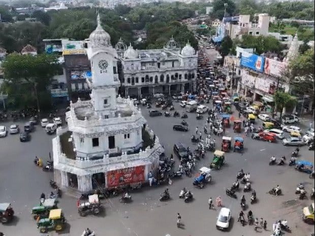 उज्जैन में किसानों  का लैंड पुलिंग योजना के खिलाफ प्रदर्शन