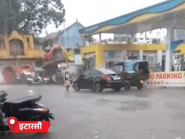 मध्यप्रदेश में बारिश  से कई जिलों में जलजमाव