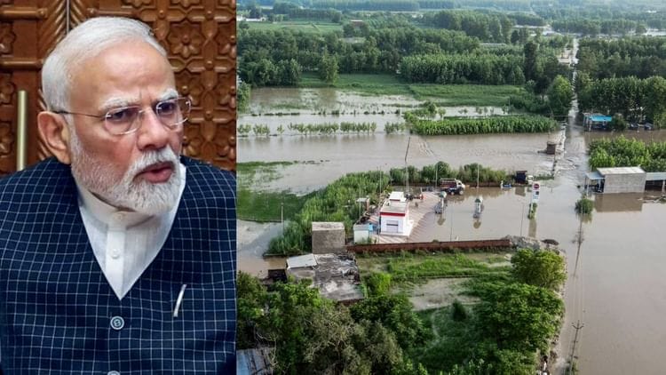 पीएम मोदी की बाढ़ प्रभावित राज्यों में हवाई सर्वेक्षण योजना