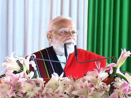 मणिपुर दौरे  में PM मोदी की बड़ी घोषणाएं