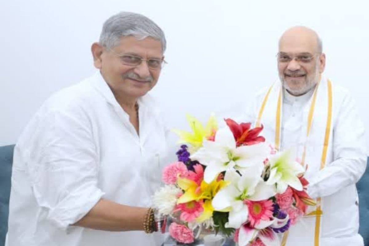 अमित शाह की ललन सिंह-संजय झा के साथ बैठक
