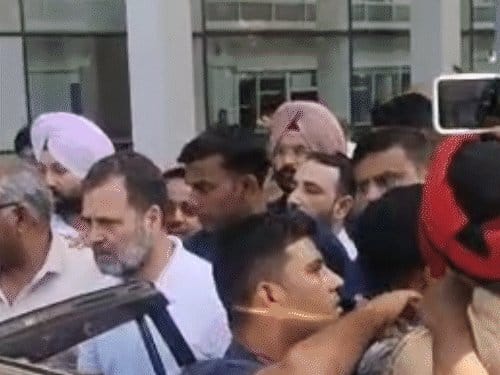 हरियाणा IPS अफसर सुसाइड  पर सियासी हलचल, राहुल गांधी  चंडीगढ़ पहुंचे
