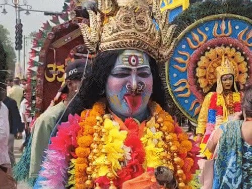 अयोध्या के दीपोत्सव  में 3 विश्व रिकॉर्ड और मां काली का रौद्र रूप
