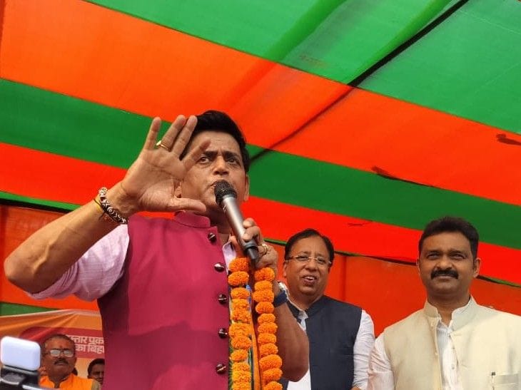 रवि किशन की  एनडीए  को दमदार अपील