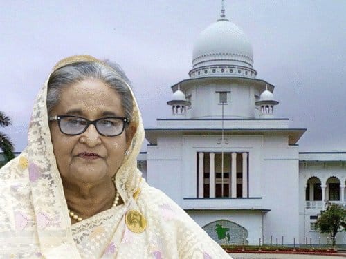 बांग्लादेश कोर्ट  ने शेख हसीना को  फांसी  की सजा