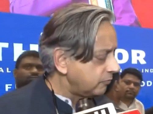 थरूर ने की  चुनाव बाद सहयोग की वकालत