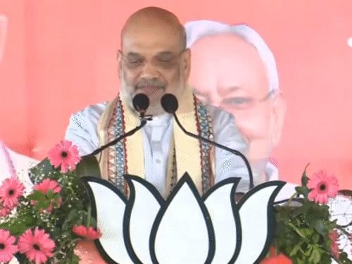 अमित शाह  ने बिहार में  जंगलराज रोकने  का आह्वान किया
