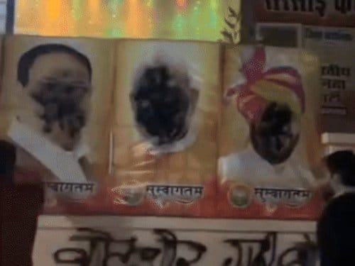 हरियाणा में पोस्टर विवाद  से बवाल