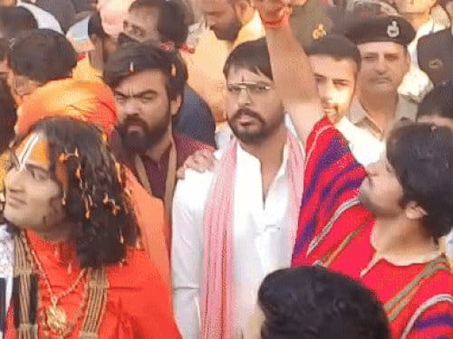 हरियाणा में बागेश्वर धाम बाबा  की पदयात्रा का दूसरा दिन