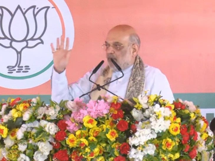 अमित शाह  का लालू-राहुल पर हमला, बिहार को  बाढ़ मुक्त  बनाने का वादा