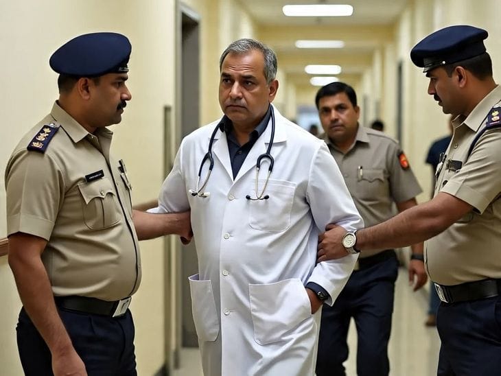 फरीदाबाद में डॉक्टर के कमरे से 300 किग्रा RDX बरामद