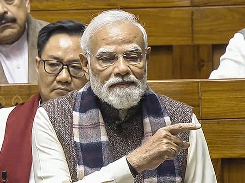 लोकसभा में वंदे मातरम् पर मोदी का कांग्रेस पर वार
