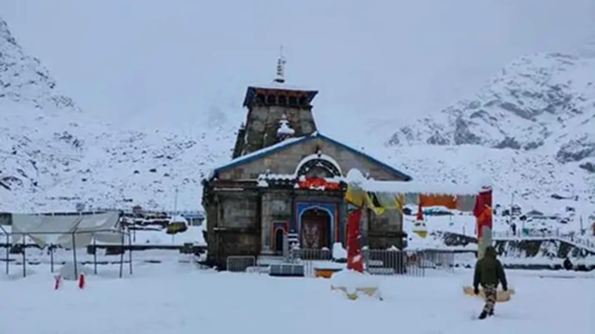 उत्तर भारत कड़ाके की ठंड से जकड़ा, केदारनाथ -14°C तो दक्षिण भारत में बारिश अलर्ट
