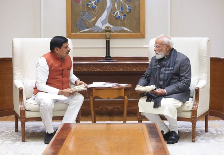 PM मोदी से मिले CM मोहन यादव, गाडरवारा थर्मल विस्तार के भूमिपूजन का अनुरोध