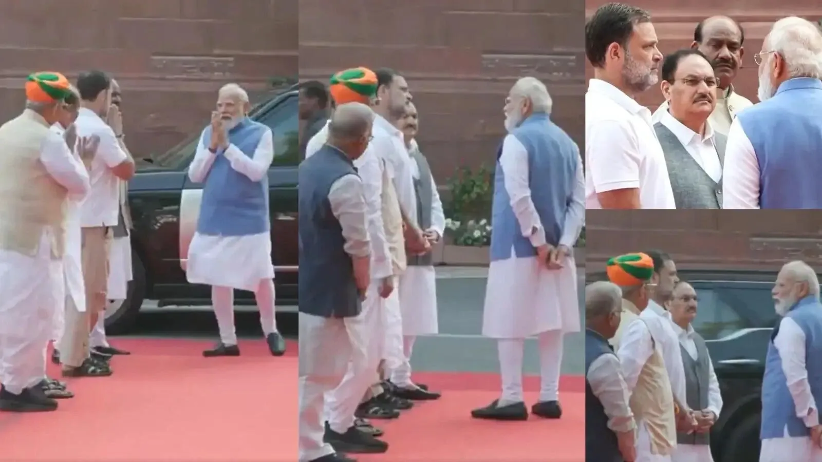 मोदी और राहुल की मुलाकात: चुनावी माहौल में दिखा सौहार्द