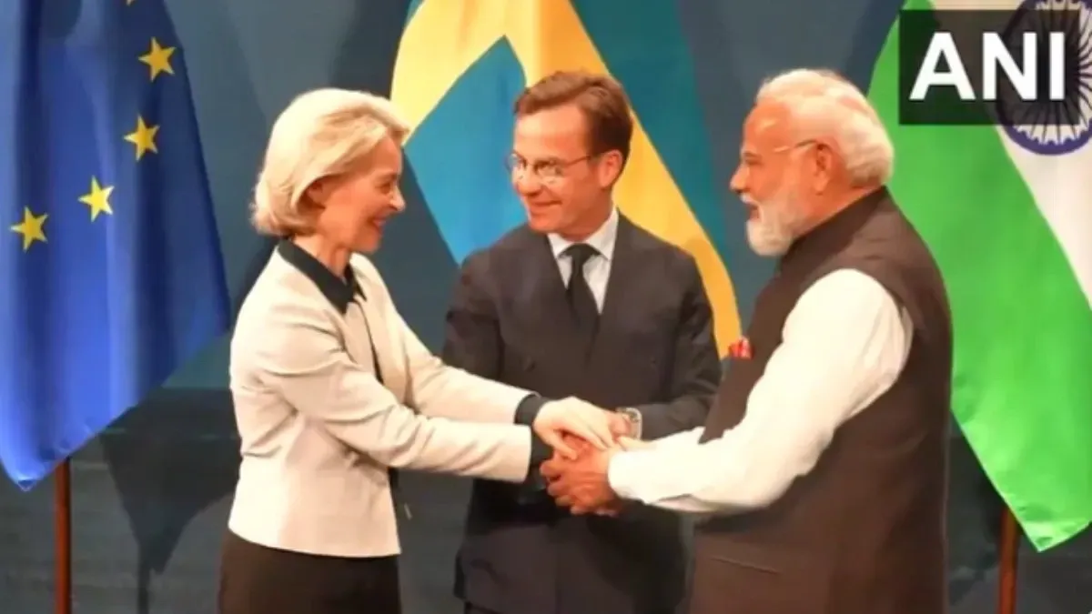 भारत-EU और स्वीडन संग AI, समुद्री सुरक्षा पर ऐतिहासिक समझौता, व्यापार को मिलेगी रफ्तार