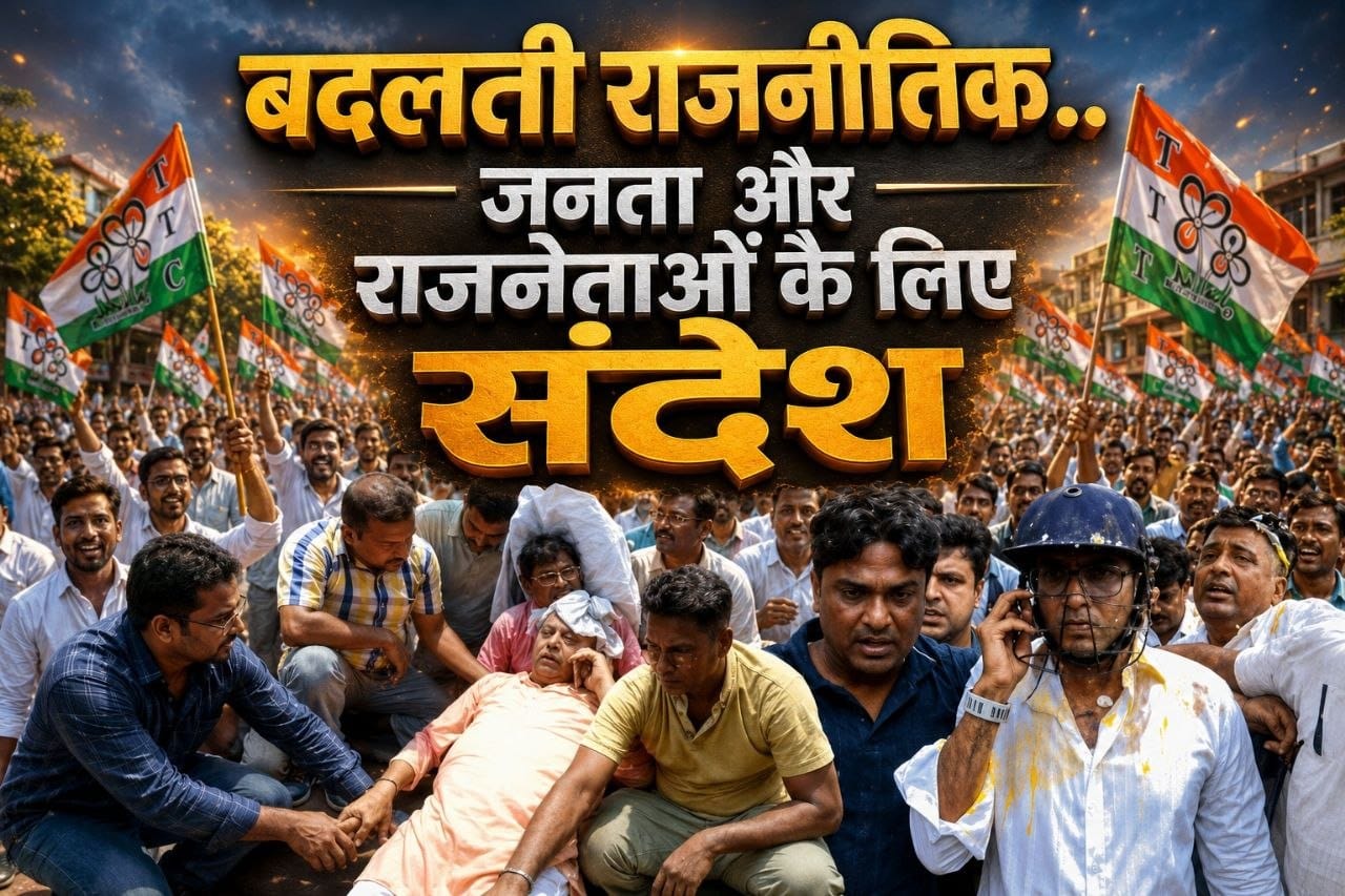 राजनीतिक क्या जनसंपर्क से ज्यादा जन टकराव की तरफ बढ़ रही.. (सवाल दर सवाल )(राकेश अग्निहोत्री)
