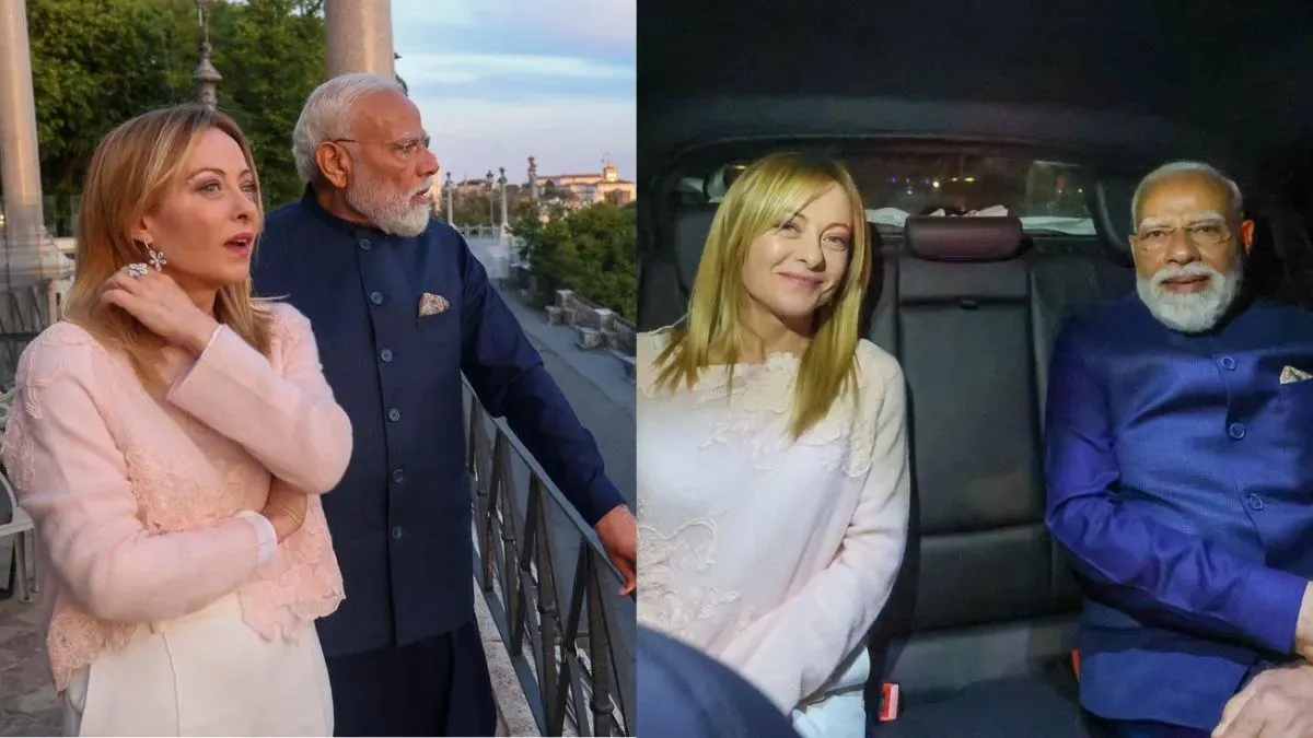 पीएम मोदी और मेलोनी के बीच रोम में दिखी गहरी दोस्ती, कोलोसियम का किया साथ दौरा।