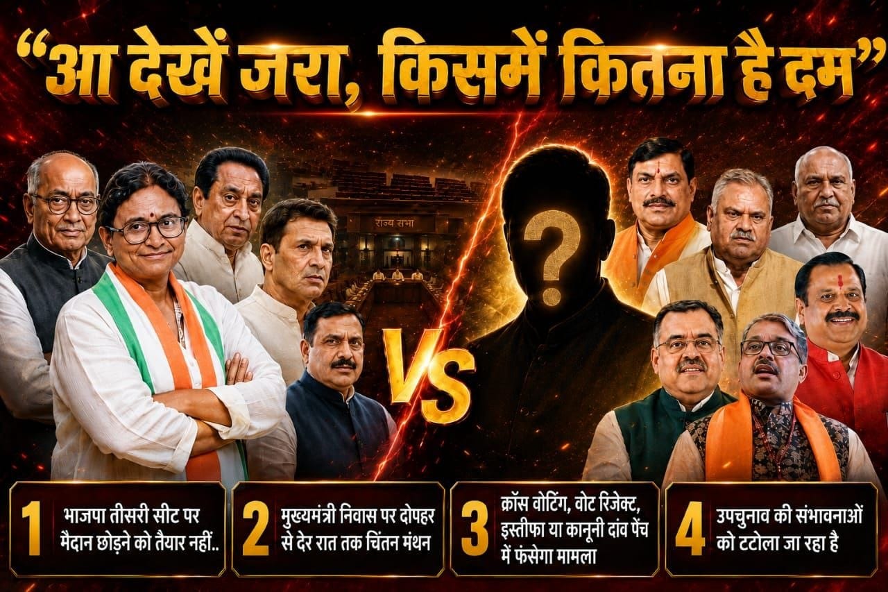 *मीनाक्षी के खिलाफ भाजपा  उतारेगी उम्मीदवार.. तीसरी सीट राज्यसभा की खोलेगी क्या विधानसभा  उपचुनाव का रास्ता.. (सवाल दर सवाल) (राकेश अग्निहोत्री)*