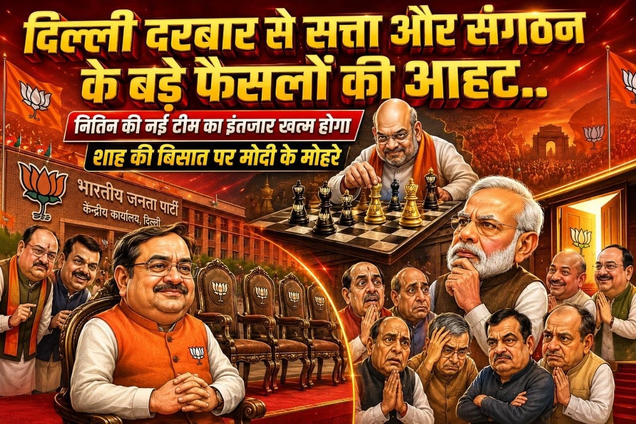 जून के अंतिम 10 दिन में मिलेगा बड़ा सियासी संकेत..(पहले नितिन नवीन की टीम या मोदी की नई टीम?) सवाल दर सवाल (राकेश अग्निहोत्री)