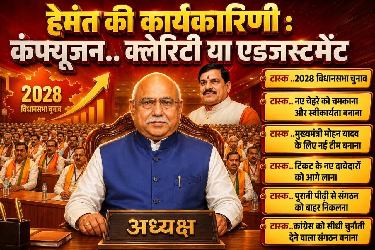क्या हेमंत का अघोषित ‘मार्गदर्शक मंडल’ अब चुनाव नहीं लड़ेगा?(स्थायी आमंत्रित सदस्यों की सूची ने भाजपा में खड़ा किया नया राजनीतिक सवाल, टिकट के दावेदारों का क्या होगा) राकेश अग्निहोत्री ( सवाल दर सवाल)