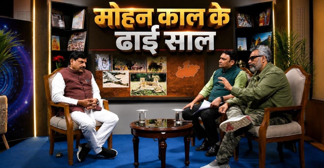 यत् पिंडे तत् ब्रह्माण्डे... पीछे संतोष, आगे संकल्प... यही है मोहन मंत्र...(विशेष साक्षात्कार : महेंद्र विश्वकर्मा के साथ राकेश अग्निहोत्री)