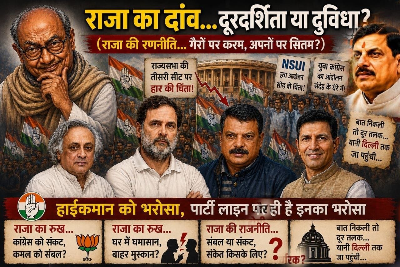 'राजा' की रणनीति गैरों पर करम अपनों पर सितम क्यों ..?(सवाल दर सवाल)( राकेश अग्निहोत्री)