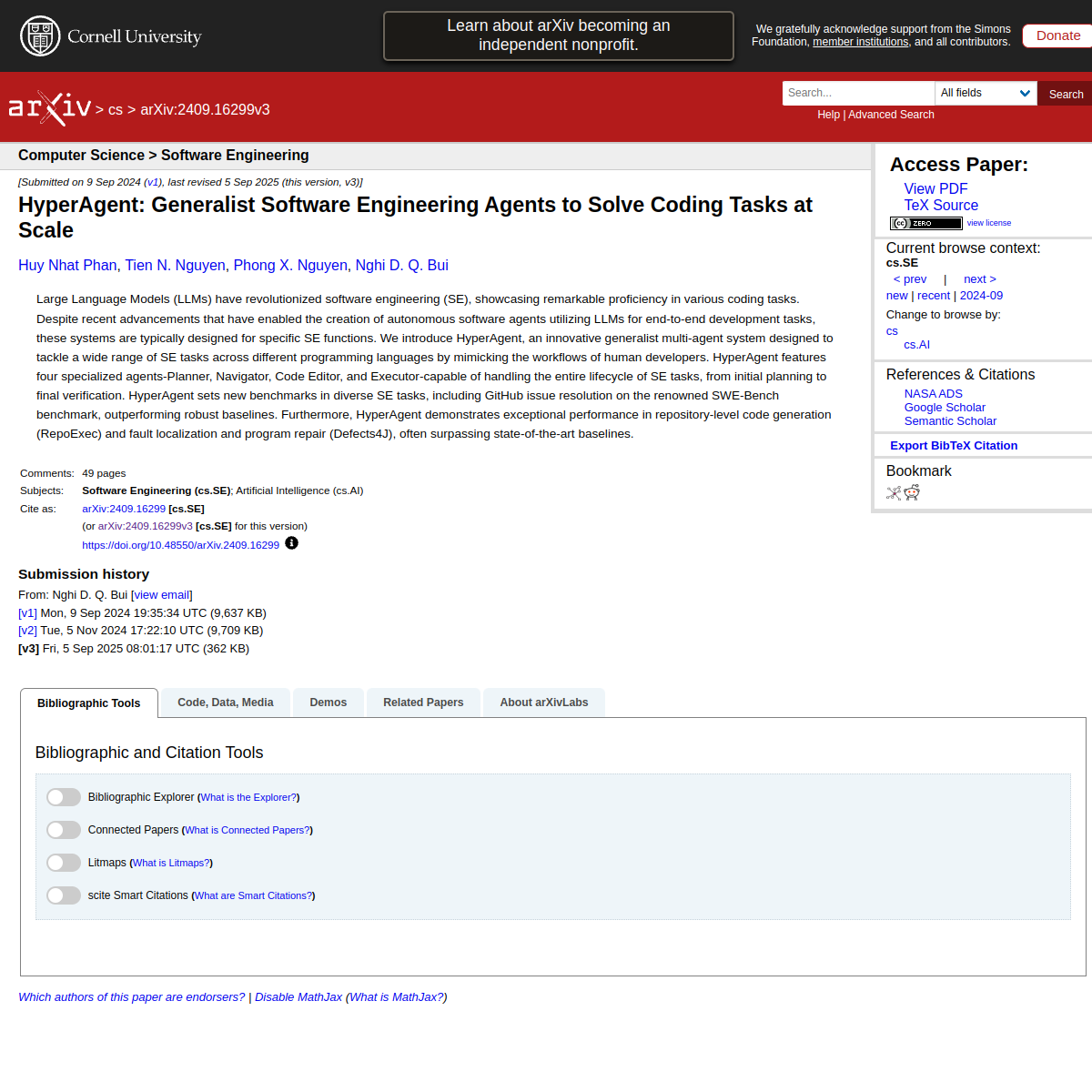 HyperAgent: Generalist Software Engineering Agents to Solve Coding Tasks at Scale