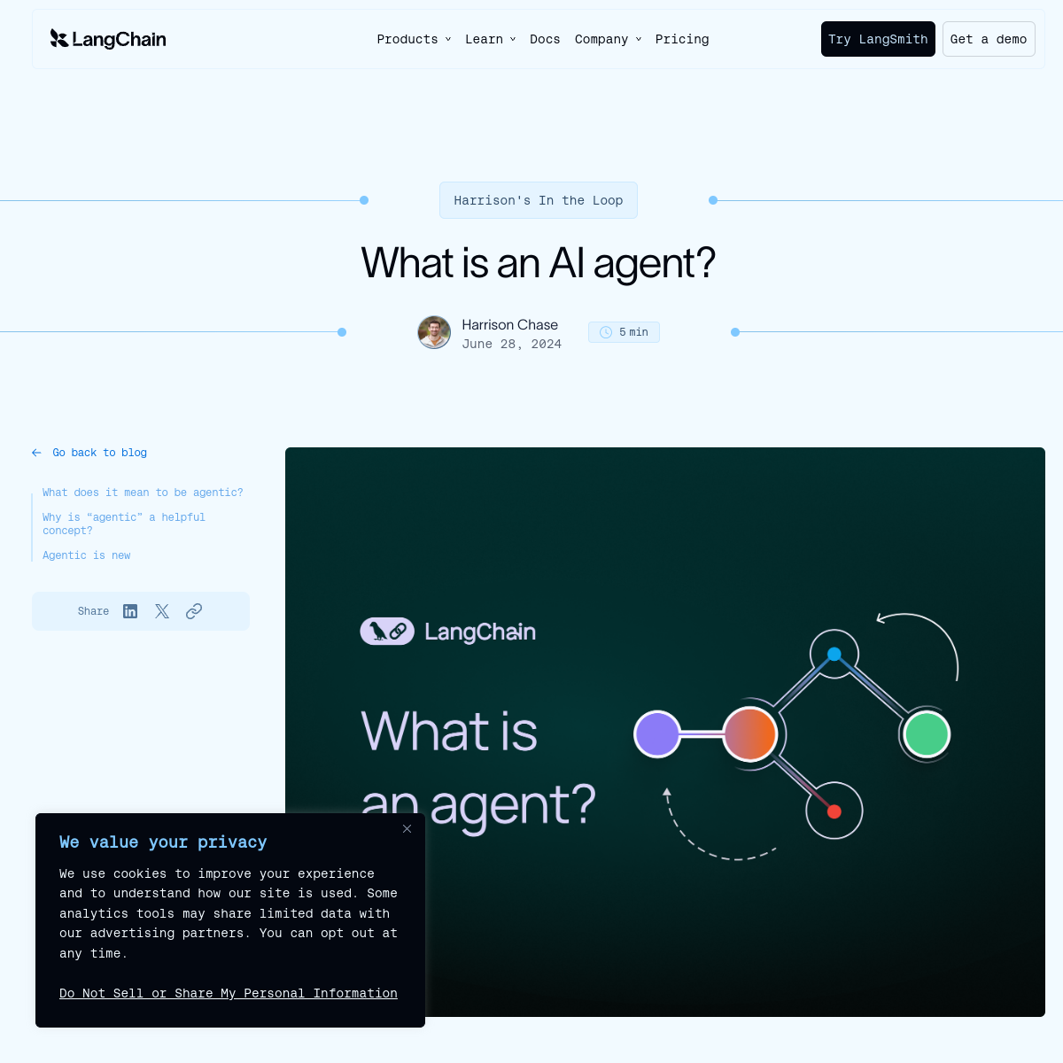 What is an AI agent?