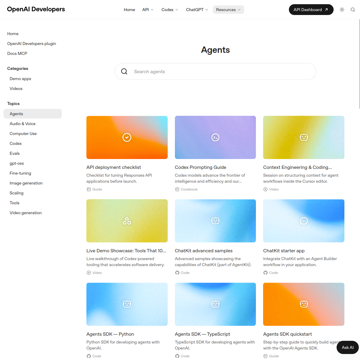 Agents | OpenAI Developers