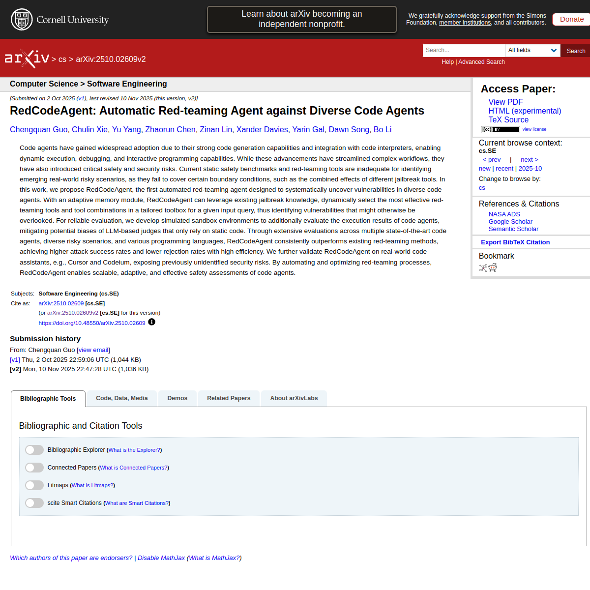 RedCodeAgent: Automatic Red-teaming Agent against Diverse Code Agents