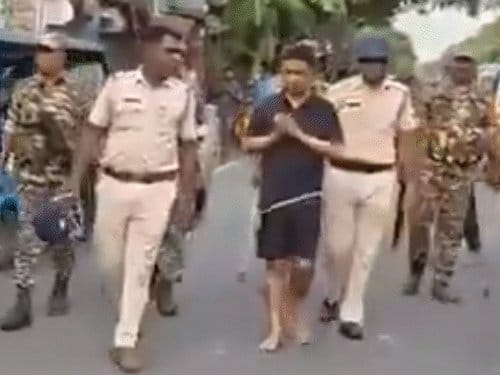 TMC नेता जहांगीर खान की कान पकड़कर माफी; नेपाल बॉर्डर से गिरफ्तारी