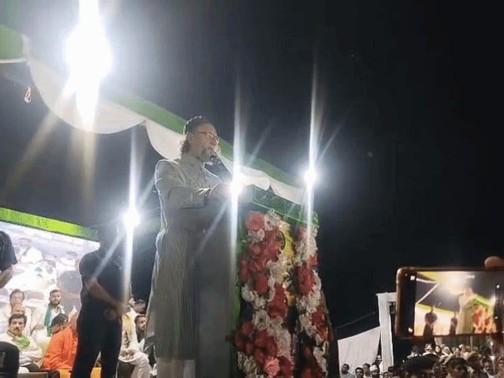 बहराइच में ओवैसी: हिस्सेदारी-बराबरी की बात, यूपी में एनकाउंटर पर उठाए सवाल