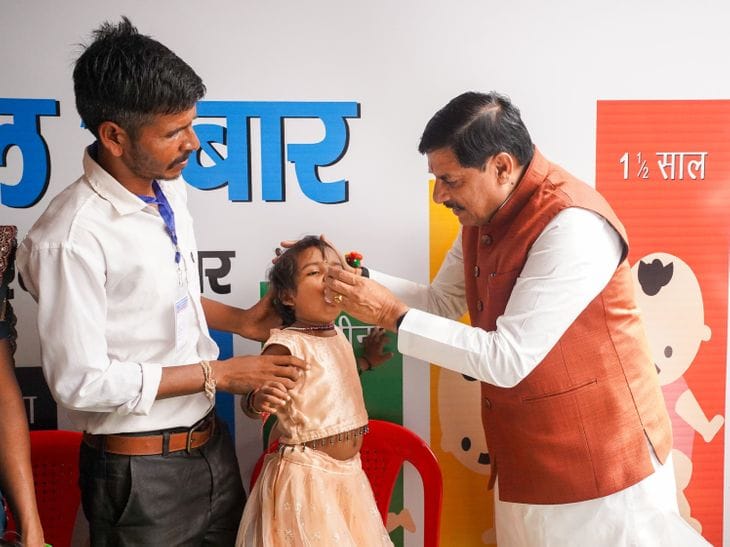 भोपाल में पोलियो अभियान: 3.32 लाख बच्चों को दवा पिलाने का लक्ष्य, 2710 बूथ स्थापित।