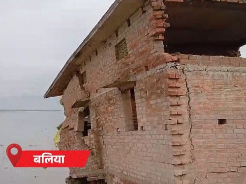 यूपी में मानसून सक्रिय 30 शहरों में बारिश, 2 मकान नदी में समाए