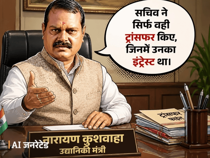 मंत्री ने सचिव पर इंट्रेस्ट के तबादलों का आरोप लगाया