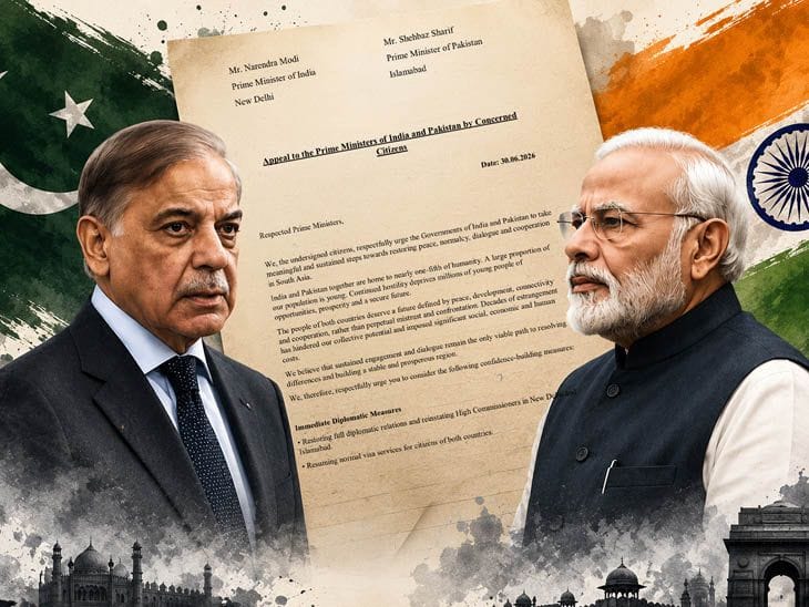 भारत-पाक रिश्तों को सुधारने की 117 हस्तियों की अपील, मोदी-शहबाज को लिखा पत्र