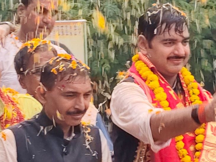 ग्वालियर में आशीष अग्रवाल का भव्य स्वागत कार्यकर्ताओं द्वारा उत्साह